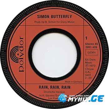 Simon Butterfly -  Rain, Rain, Rain